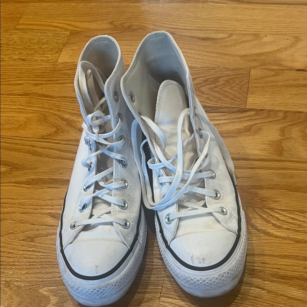 White High-Top Converse